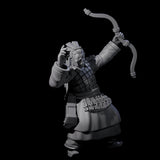 Chinese Dead Eye Terracotta Archer C Miniature for Dungeons and Dragons, Pathfinder or other TTRPGs
