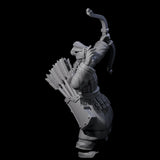 Chinese Dead Eye Terracotta Archer C Miniature for Dungeons and Dragons, Pathfinder or other TTRPGs