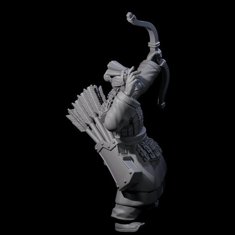 Chinese Dead Eye Terracotta Archer C Miniature for Dungeons and Dragons, Pathfinder or other TTRPGs
