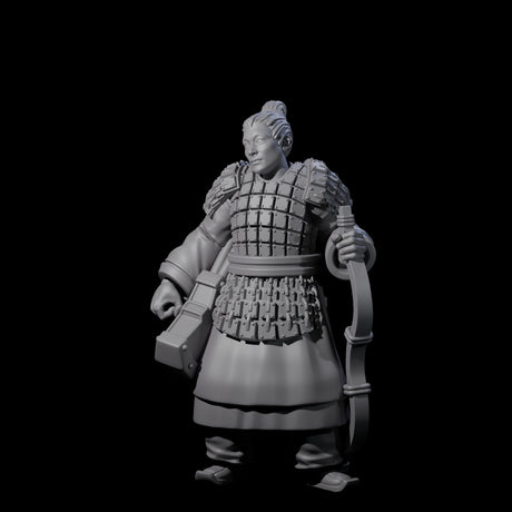 Chinese Dead Eye Terracotta Archer E Miniature for Dungeons and Dragons, Pathfinder or other TTRPGs