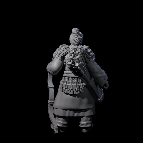 Chinese Dead Eye Terracotta Archer E Miniature for Dungeons and Dragons, Pathfinder or other TTRPGs