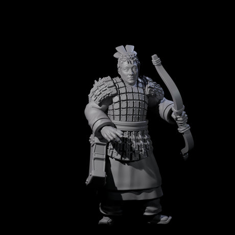 Chinese Dead Eye Terracotta Archer G Miniature for Dungeons and Dragons, Pathfinder or other TTRPGs