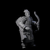 Chinese Dead Eye Terracotta Archer G Miniature for Dungeons and Dragons, Pathfinder or other TTRPGs