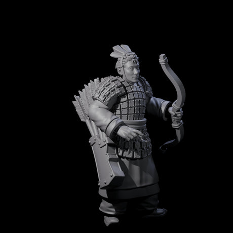 Chinese Dead Eye Terracotta Archer G Miniature for Dungeons and Dragons, Pathfinder or other TTRPGs