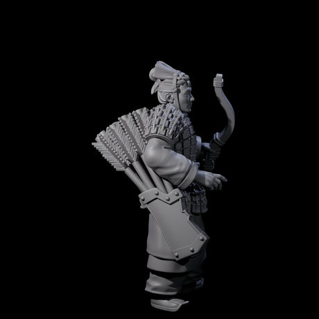 Chinese Dead Eye Terracotta Archer G Miniature for Dungeons and Dragons, Pathfinder or other TTRPGs