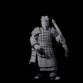 Chinese Dead Eye Terracotta Archer G Miniature for Dungeons and Dragons, Pathfinder or other TTRPGs