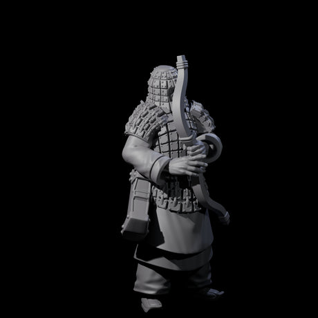 Chinese Dead Eye Terracotta Archer H Miniature for Dungeons and Dragons, Pathfinder or other TTRPGs