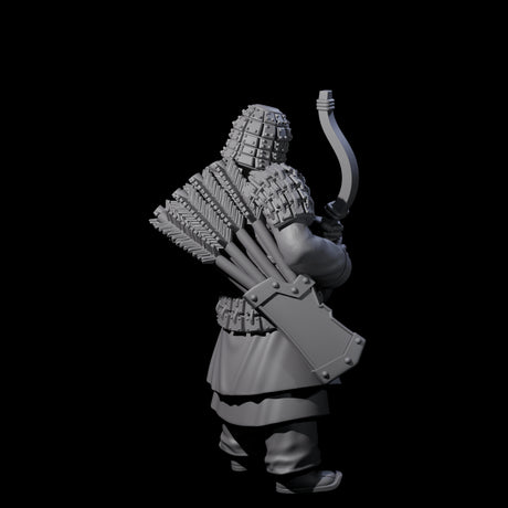 Chinese Dead Eye Terracotta Archer H Miniature for Dungeons and Dragons, Pathfinder or other TTRPGs