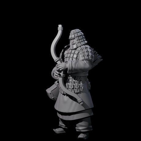Chinese Dead Eye Terracotta Archer H Miniature for Dungeons and Dragons, Pathfinder or other TTRPGs