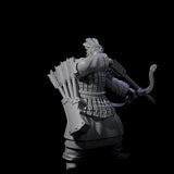 Chinese Dead Eye Terracotta Archer I Miniature for Dungeons and Dragons, Pathfinder or other TTRPGs
