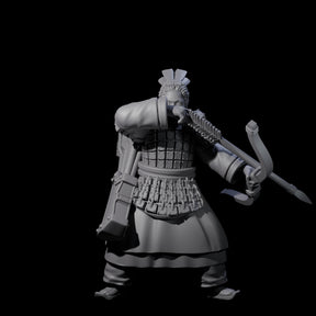 Chinese Dead Eye Terracotta Archer I Miniature for Dungeons and Dragons, Pathfinder or other TTRPGs