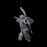 Chinese Dead Eye Terracotta Archer J Miniature for Dungeons and Dragons, Pathfinder or other TTRPGs