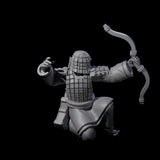 Chinese Dead Eye Terracotta Archer J Miniature for Dungeons and Dragons, Pathfinder or other TTRPGs