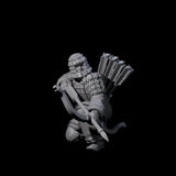 Chinese Dead Eye Terracotta Archer K Miniature for Dungeons and Dragons, Pathfinder or other TTRPGs