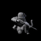 Chinese Dead Eye Terracotta Archer K Miniature for Dungeons and Dragons, Pathfinder or other TTRPGs