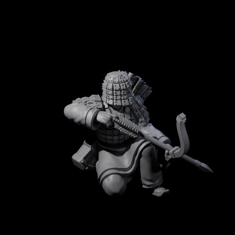 Chinese Dead Eye Terracotta Archer K Miniature for Dungeons and Dragons, Pathfinder or other TTRPGs