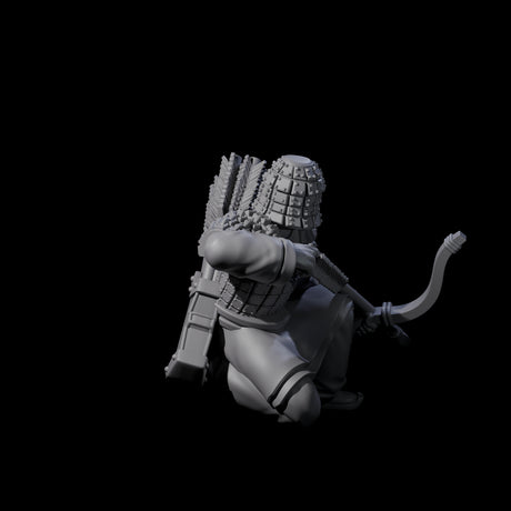 Chinese Dead Eye Terracotta Archer K Miniature for Dungeons and Dragons, Pathfinder or other TTRPGs