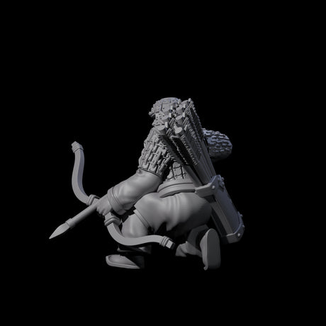 Chinese Dead Eye Terracotta Archer K Miniature for Dungeons and Dragons, Pathfinder or other TTRPGs
