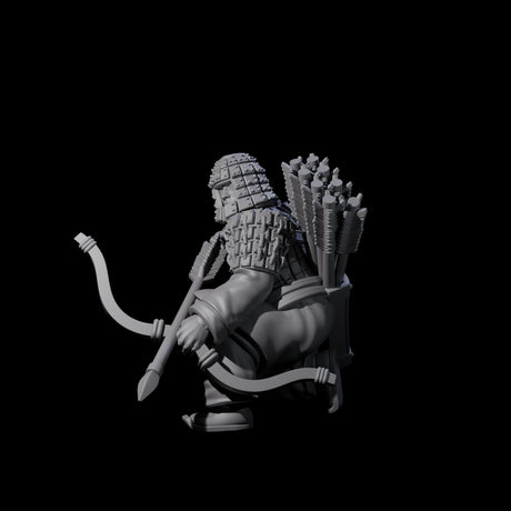 Chinese Dead Eye Terracotta Archer K Miniature for Dungeons and Dragons, Pathfinder or other TTRPGs