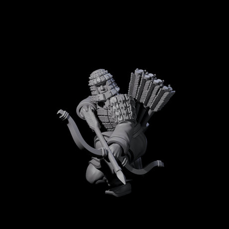 Chinese Dead Eye Terracotta Archer K Miniature for Dungeons and Dragons, Pathfinder or other TTRPGs