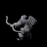 Chinese Dead Eye Terracotta Archer L Miniature for Dungeons and Dragons, Pathfinder or other TTRPGs
