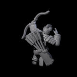 Chinese Dead Eye Terracotta Archer M Miniature for Dungeons and Dragons, Pathfinder or other TTRPGs