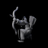 Chinese Dead Eye Terracotta Archer N Miniature for Dungeons and Dragons, Pathfinder or other TTRPGs
