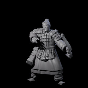 Chinese Dead Eye Terracotta Archer O Miniature for Dungeons and Dragons, Pathfinder or other TTRPGs