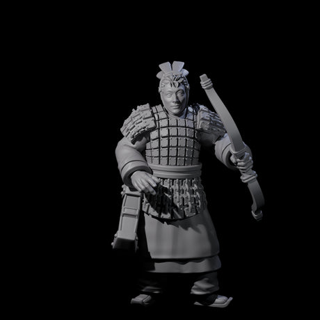 Chinese Dead Eye Terracotta Archers Miniature for Dungeons and Dragons, Pathfinder or other TTRPGs