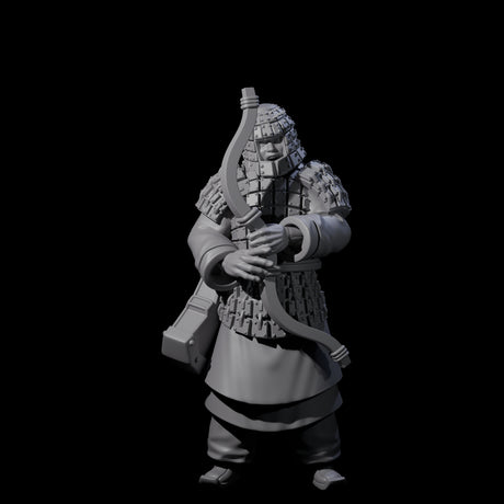 Chinese Dead Eye Terracotta Archers Miniature for Dungeons and Dragons, Pathfinder or other TTRPGs