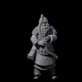 Chinese Dead Eye Terracotta Archers Miniature for Dungeons and Dragons, Pathfinder or other TTRPGs