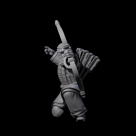 Chinese Dead Eye Terracotta Archers Miniature for Dungeons and Dragons, Pathfinder or other TTRPGs