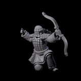 Chinese Dead Eye Terracotta Archers Miniature for Dungeons and Dragons, Pathfinder or other TTRPGs