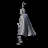 Chinese Stoic Human Captain Miniature for Dungeons and Dragons, Pathfinder or other TTRPGs