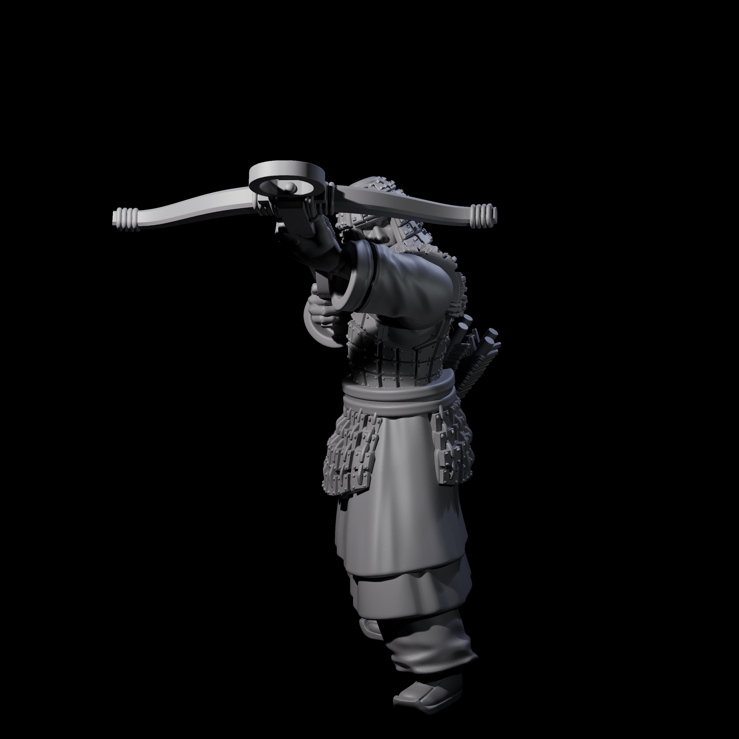 Chinese Terracotta Crossbowman A Miniature for Dungeons and Dragons, Pathfinder or other TTRPGs