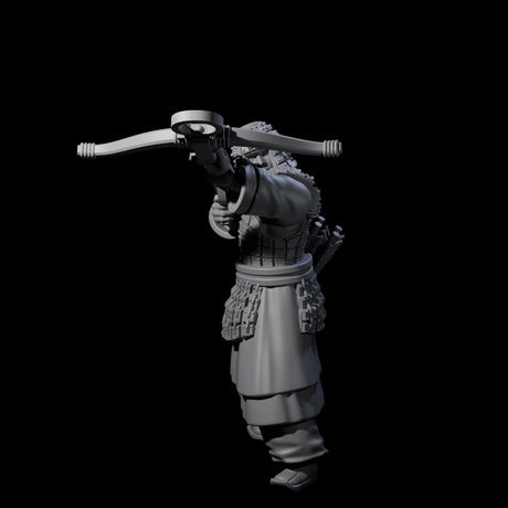 Chinese Terracotta Crossbowman A Miniature for Dungeons and Dragons, Pathfinder or other TTRPGs