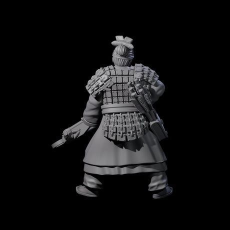 Chinese Terracotta Crossbowman C Miniature for Dungeons and Dragons, Pathfinder or other TTRPGs
