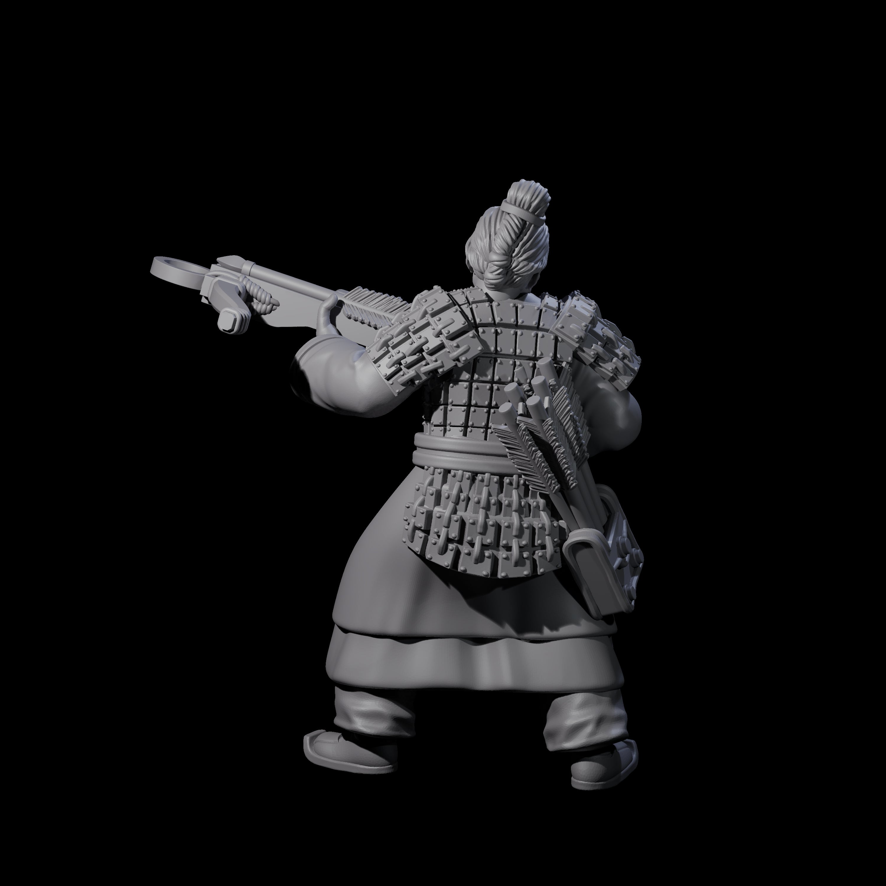 Chinese Terracotta Crossbowman D Miniature for Dungeons and Dragons, Pathfinder or other TTRPGs