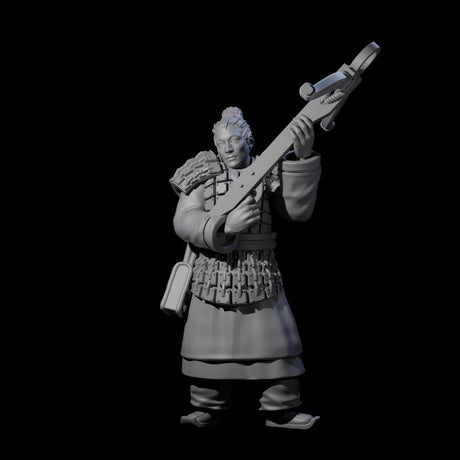 Chinese Terracotta Crossbowman E Miniature for Dungeons and Dragons, Pathfinder or other TTRPGs