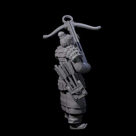 Chinese Terracotta Crossbowman E Miniature for Dungeons and Dragons, Pathfinder or other TTRPGs
