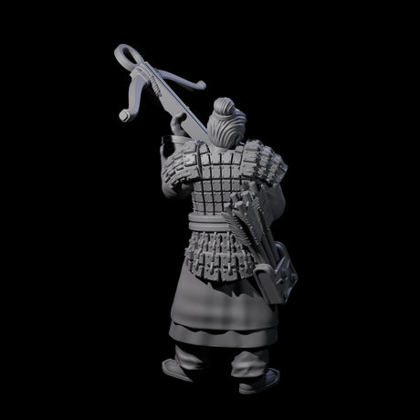 Chinese Terracotta Crossbowman E Miniature for Dungeons and Dragons, Pathfinder or other TTRPGs