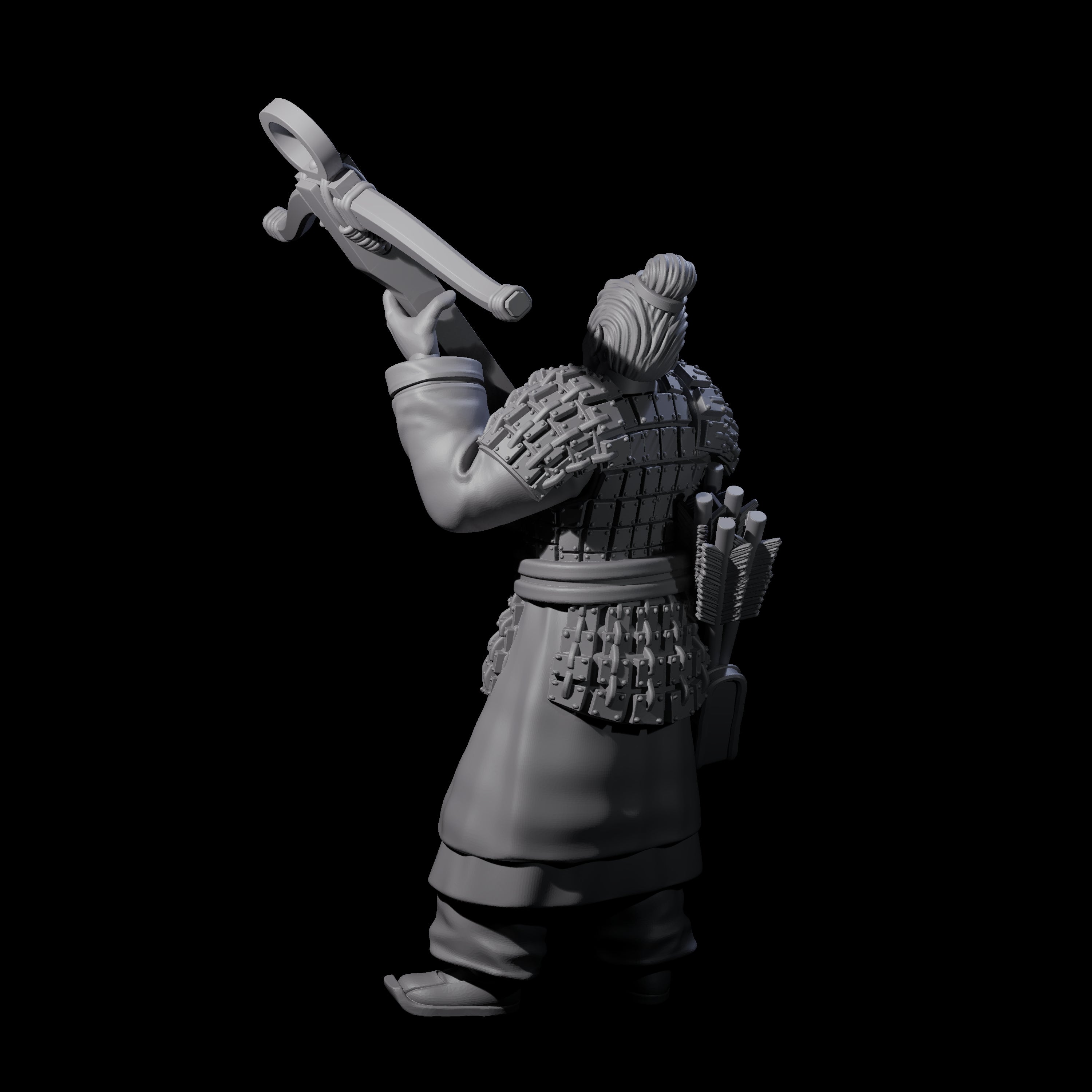 Chinese Terracotta Crossbowman E Miniature for Dungeons and Dragons, Pathfinder or other TTRPGs