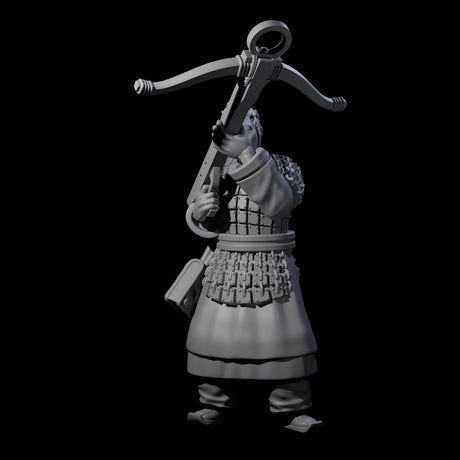 Chinese Terracotta Crossbowman F Miniature for Dungeons and Dragons, Pathfinder or other TTRPGs