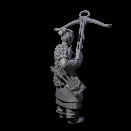 Chinese Terracotta Crossbowman F Miniature for Dungeons and Dragons, Pathfinder or other TTRPGs
