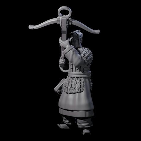 Chinese Terracotta Crossbowman F Miniature for Dungeons and Dragons, Pathfinder or other TTRPGs