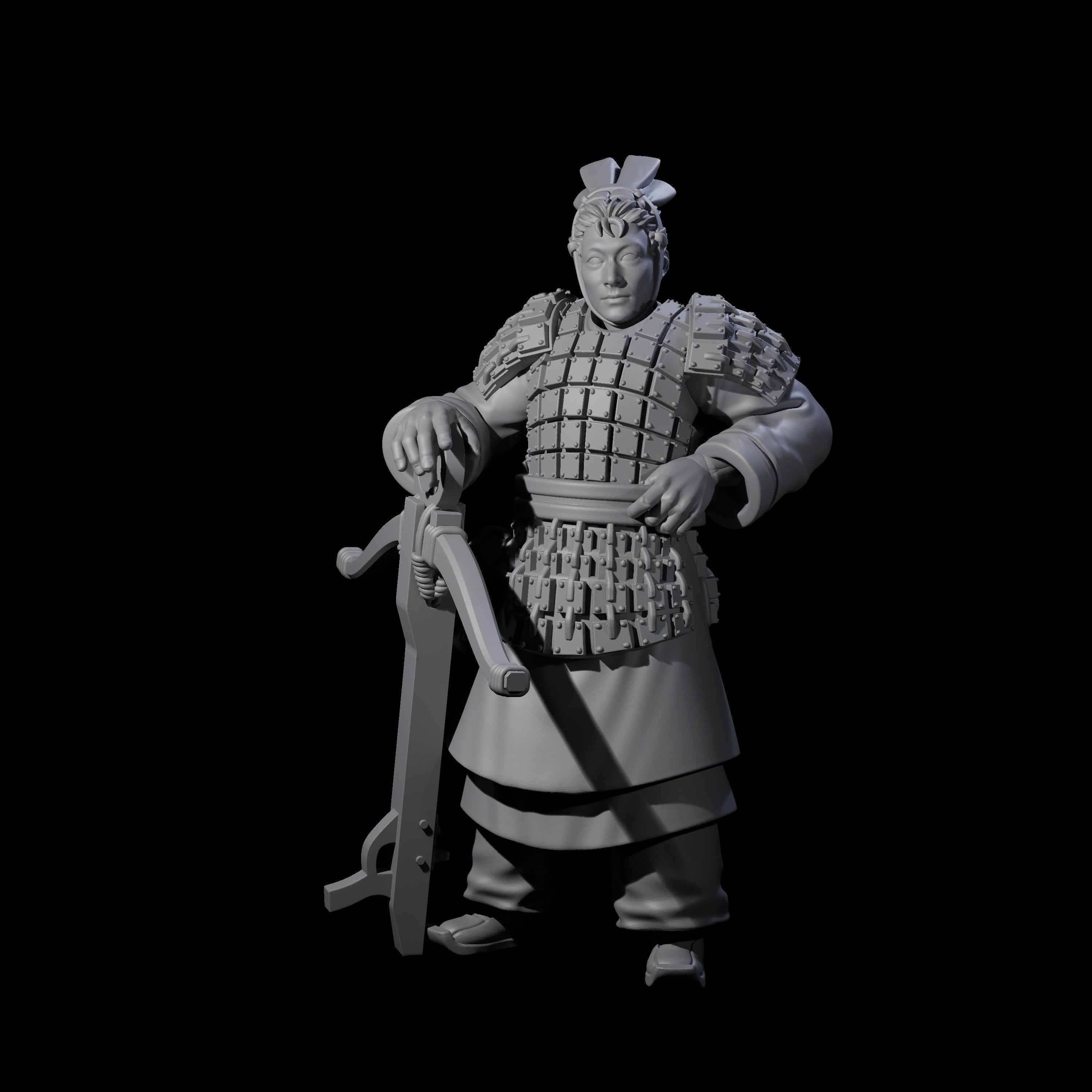 Chinese Terracotta Crossbowman G Miniature for Dungeons and Dragons, Pathfinder or other TTRPGs
