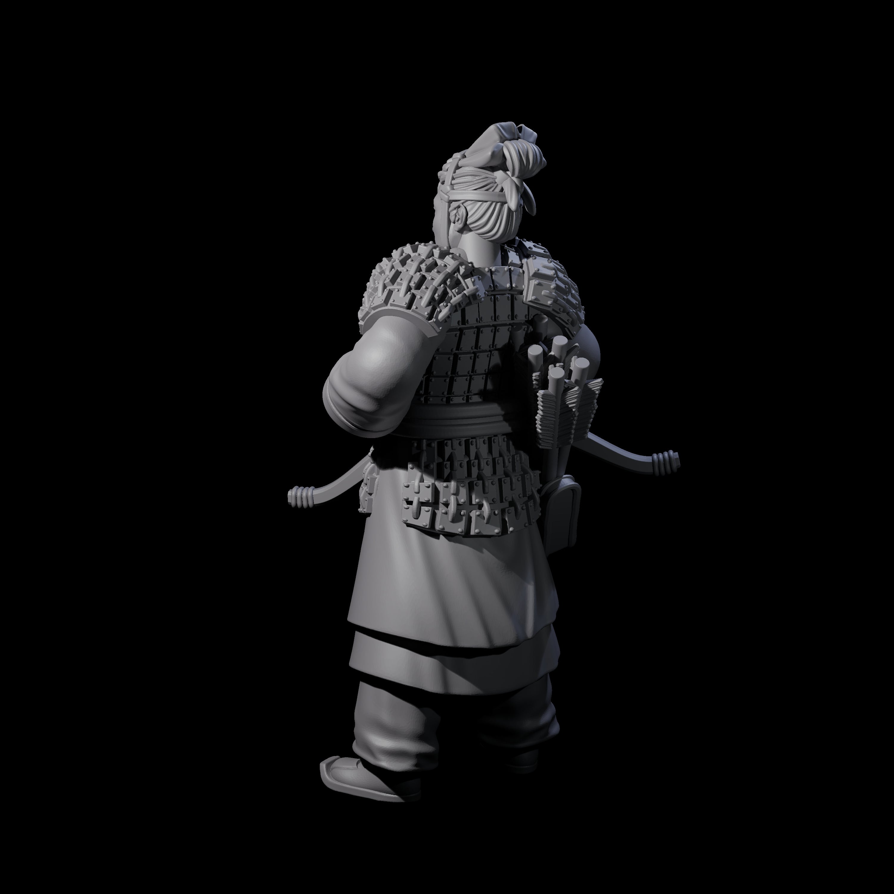 Chinese Terracotta Crossbowman G Miniature for Dungeons and Dragons, Pathfinder or other TTRPGs