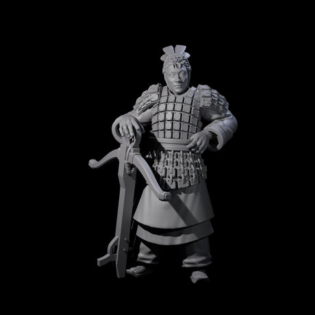 Chinese Terracotta Crossbowman G Miniature for Dungeons and Dragons, Pathfinder or other TTRPGs