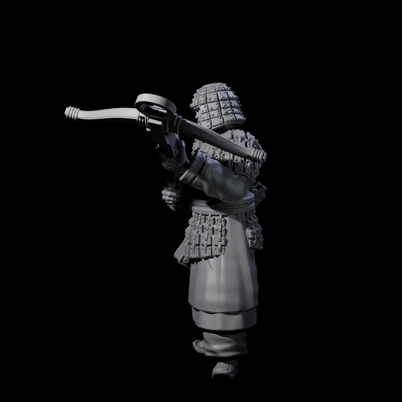 Chinese Terracotta Crossbowman H Miniature for Dungeons and Dragons, Pathfinder or other TTRPGs