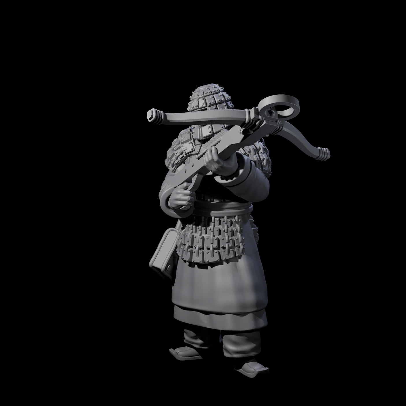 Chinese Terracotta Crossbowman H Miniature for Dungeons and Dragons, Pathfinder or other TTRPGs